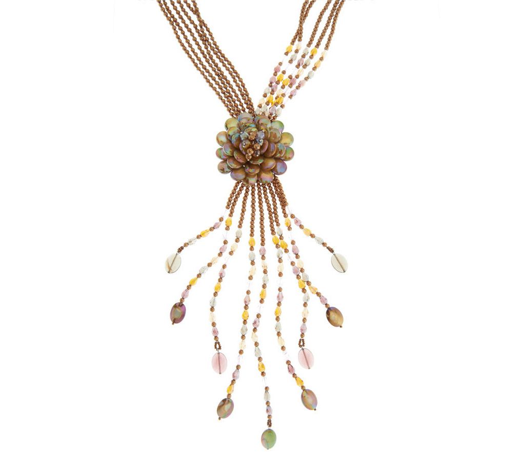 Joan Rivers Brown Starlet Style 20" Necklace w/ 3" Extender