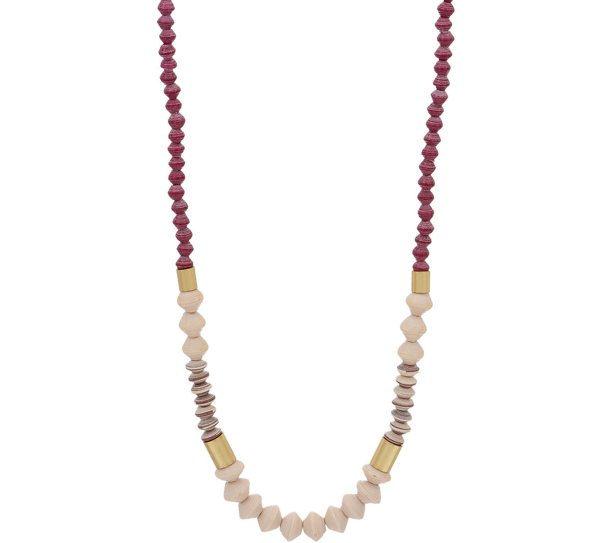 31 Bits Multi-Color 30" Dipped Ribbon Necklace