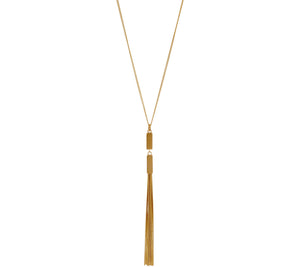 Silver Style Sterling Silver Tassel Necklace, 30"