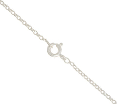 Fado Sterling Silver Cross Pendant with 18" Chain
