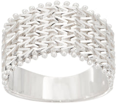 Imperial Silver Wide Wheat Band Ring, Sterling Silver, Size 7