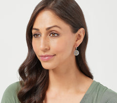 Solvar Sterling Silver Trinity Earrings 3-Tone with 18K Gold-Plated Accents