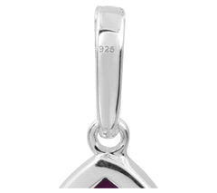 Affinity Gems Sterling Silver Purple Turquoise Pendant