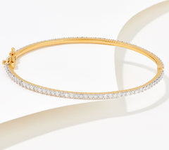 Affinity Diamonds 2 cttw Eternity Bangle Sterling Silver , 6-3/4"