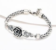 Or Paz Rose Wheat Chain Bracelet, 23g, Sterling Silver, 7-1/4"