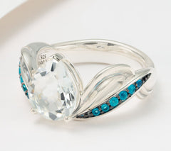 Third Person Sterling Silver Garden Party White Topaz Ring, Size 11