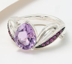 Third Person Sterling Silver Garden Party Rose de France Ring, Size 9