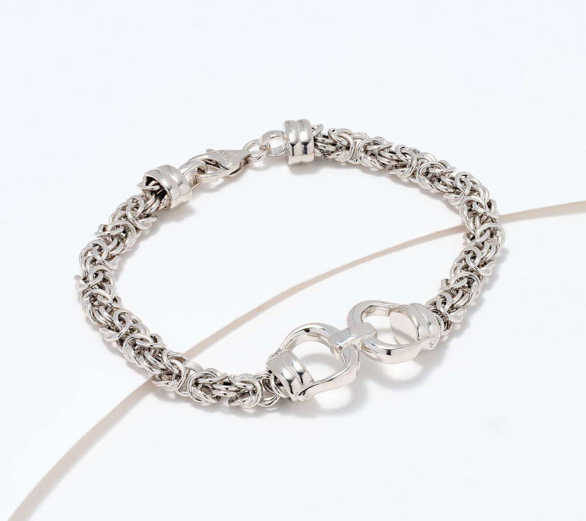 David Markstein Sterling Silver Byzantine Bracelet, Large