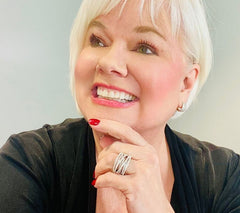 Affinity Sterling Silver Goldclad Diamonds Bold Highway Ring, Size 8