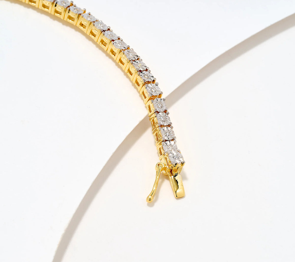 Fire Light Lab Grown Diamond 0.5 cttw Tennis Bracelet, 6-1/4"
