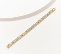 Fire Light Lab Grown Diamond 3cttw Bracelet, Sterling Silver, 7-1/4"