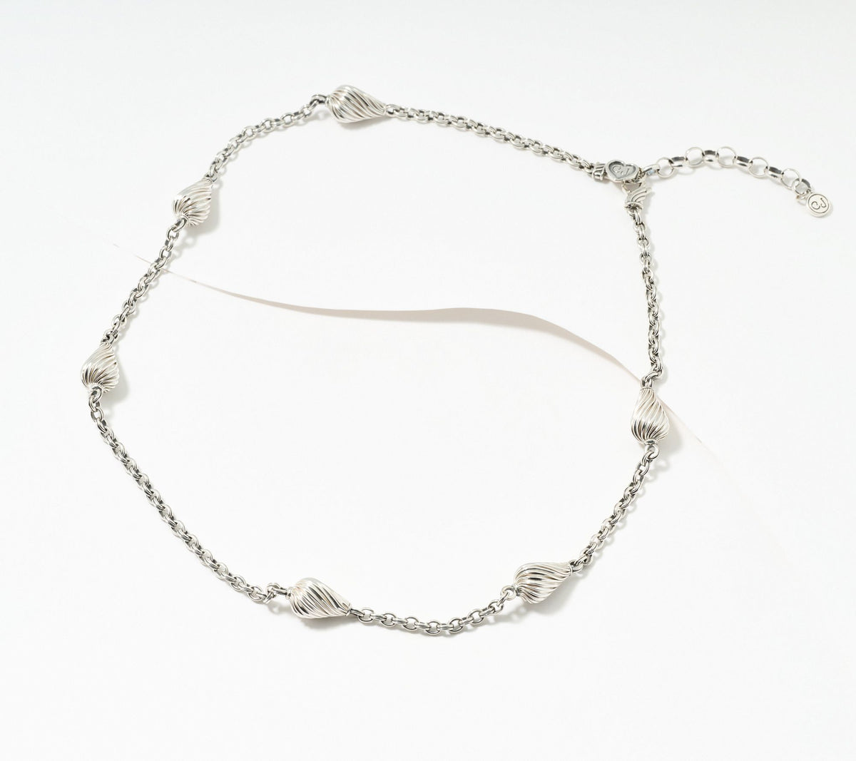 Christian James by Scott Grimes Sterling Silver Teardrop Necklace, 18