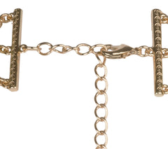 Bob Mackie Goldtone Triple-Strand Green Crystal Necklace and Earring Set