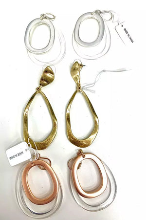 The Carrie and the Geneva Stack of 3 Earrings