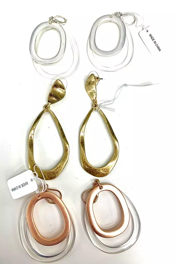 The Carrie and the Geneva Stack of 3 Earrings