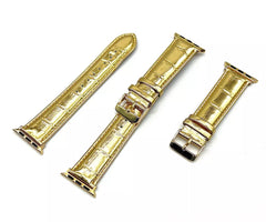 Kessaris Silver, Gold, or Leopard Panther Interchangeable Apple Watch Straps Ã¢â‚¬â€œ Stylish and Durable Bands for All Apple Watch Models