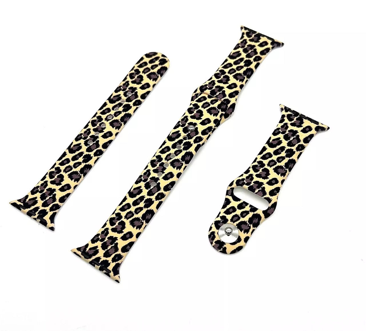 Kessaris Silver, Gold, or Leopard Panther Interchangeable Apple Watch Straps Ã¢â‚¬â€œ Stylish and Durable Bands for All Apple Watch Models