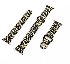 Kessaris Silver, Gold, or Leopard Panther Interchangeable Apple Watch Straps Ã¢â‚¬â€œ Stylish and Durable Bands for All Apple Watch Models